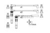 BOSCH 0 986 357 243 Ignition Cable Kit
